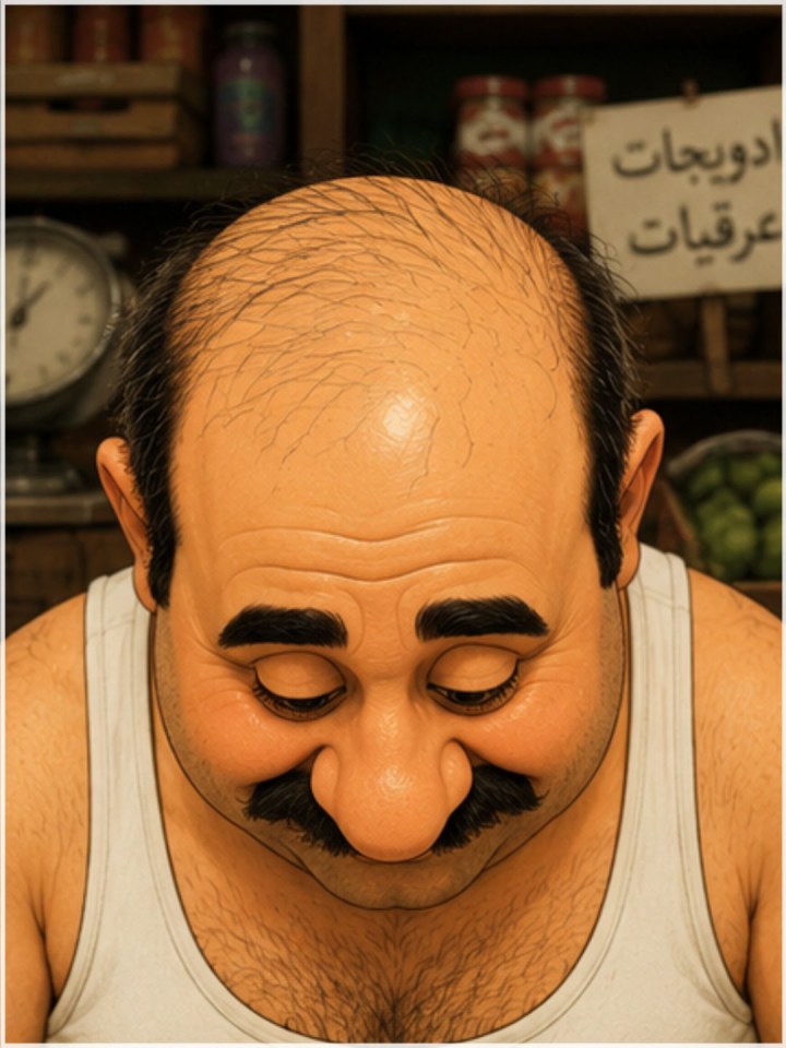 بالای سر.. قبل کاشت - کاشت مو