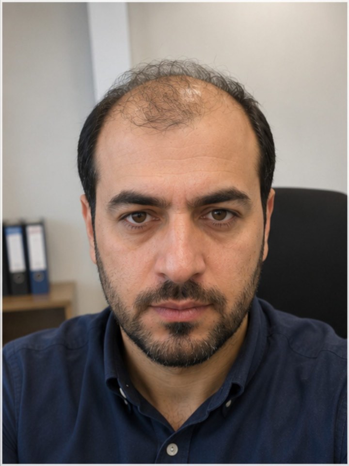 قبل - کاشت مو